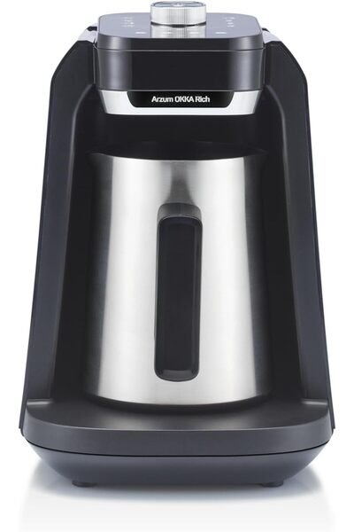 Arzum Okka Rich Pro Plus Turkish Coffee Machine with Water Tank OK0038-05 Chrome