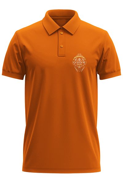 remonz Gondor Printed 100% Cotton Regular Fit Polo Neck T-Shirt