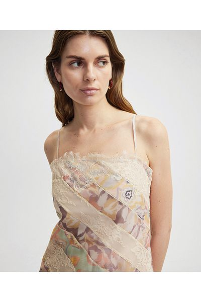 İpekyol Pattern Lace Mix Dress