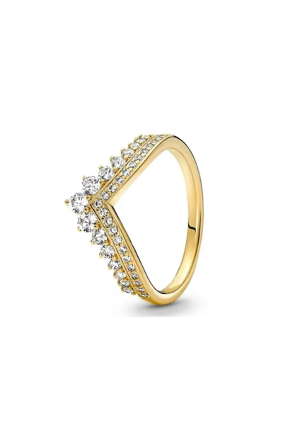 Hector&Co. Jewellery Prenses Işıltılı Taç Yüzük