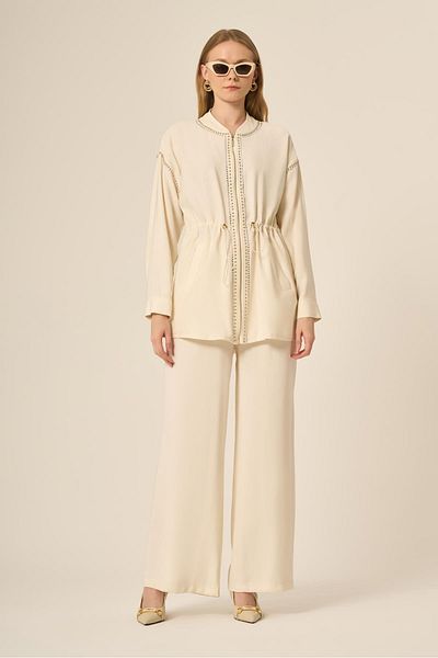 FTZ WOMEN Women's Trouser Suit Stone 31048