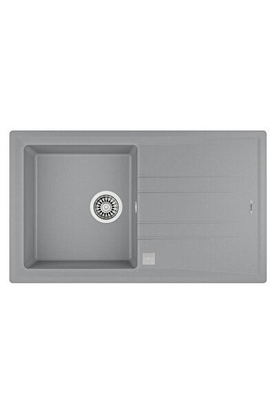 Teka STONE 50 B-TG METALİK GRİ KUMANDA SİFONLU TEZGAHÜSTÜ GRANİT EVYE