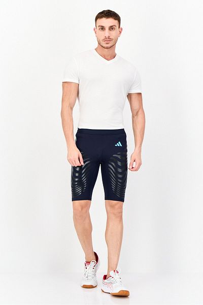 adidas Men Tight Fit Training Shorts, Navy