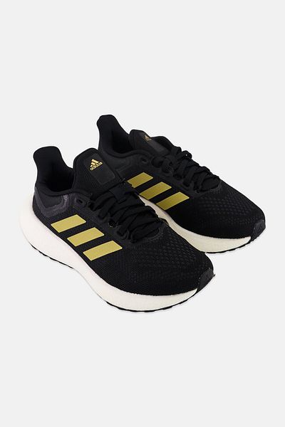 adidas Women Pure Boost Jet Lace Up Running Shoes, Black
