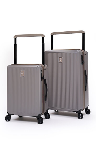 ELATAE Vouge Exclusive Ultra Strong 2'li Valiz Seti Orta Boy - Kabin Boy V10737