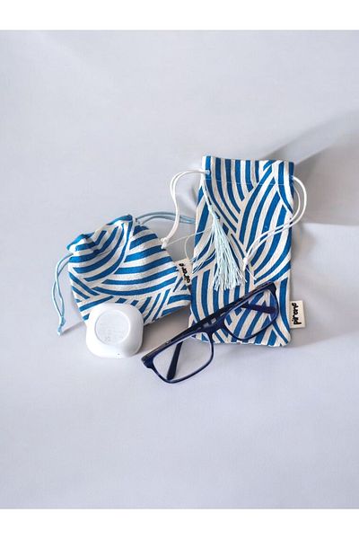 Pirene Ocean Glasses Case and Headphone Pouch Set