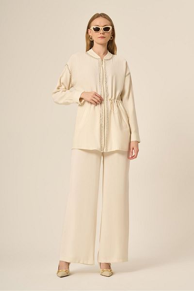 FTZ WOMEN Women's Trouser Suit Stone 31048