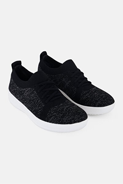 Fitflop Women F-Sporty Uberknit Lace Up Casual Shoes, Black