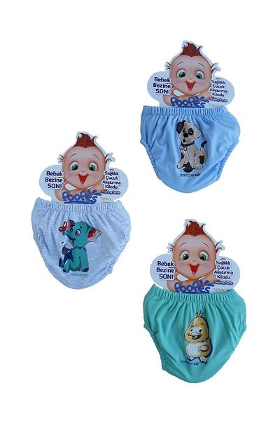 bonbonetti chocolate baby&kids Pachet de 3 pantaloni de antrenament pentru bebeluși, rezistenti la scurgeri, pentru antrenament la toaletă