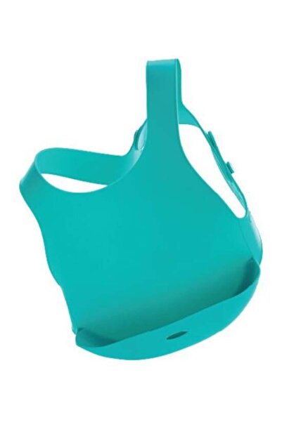 OiOi Silicone Baby Bib Aqua Green