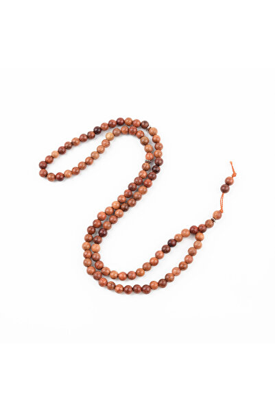 LapisDo Gül Ağacı 99luk Küre Kesim 6mm Namaz Tesbih