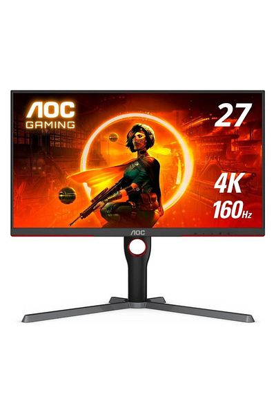 Aoc Monitor Gaming IPS LED AOC 27" U27G3X/BK, UHD (3840x2160), HDMI, DisplayPort, Pivot, 160 Hz, 1 ms