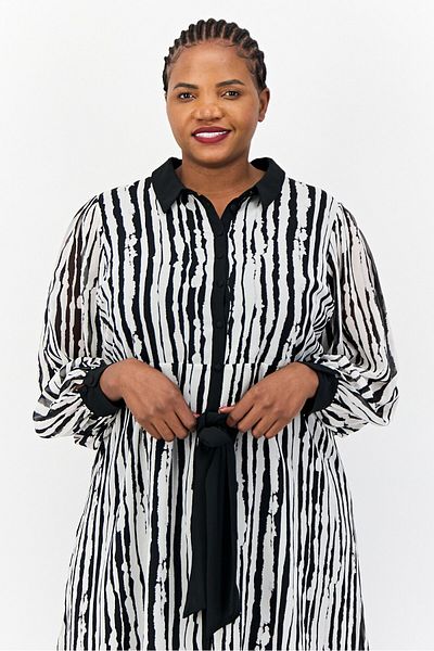 Phase Eight Women Striped Midi Dress, Multicolor
