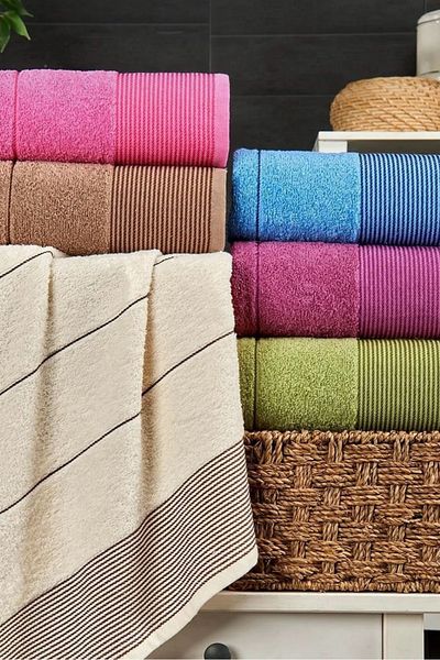 Eponj Home 6-Piece Hand Towel Set 50X85 Scarf