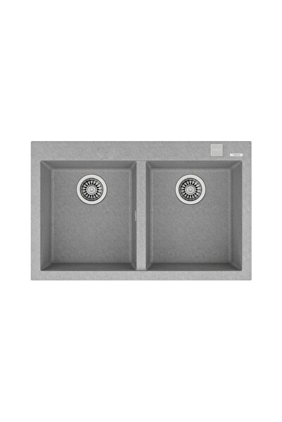 Teka FORSQUARE 790 TEZGAH ÜSTÜ STONE GRİ GRANİT EVYE