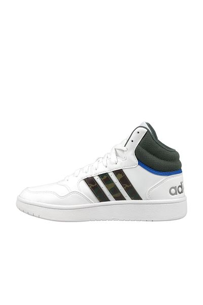 adidas Ανδρικά λευκά αθλητικά παπούτσια Hoops 3.0 (GY4747)