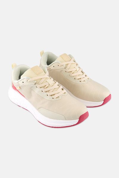 RBX Women Lace Up Running Shoes, Beige