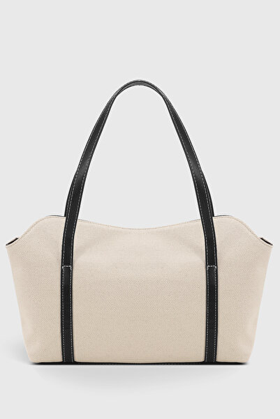 Housebags Kapaklı Bowling Soft Siyah Tote Omuz Çantası 270