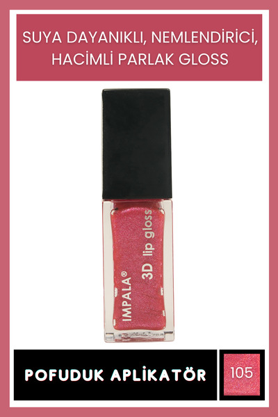 IMPALA 3D Lip Gloss Lip Gloss No:105