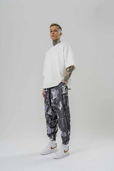go gang own Tenshi Move Waist Elastic Bohemian Shalwar