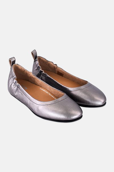 Fitflop Women Allegro Ballerinas Slip On Flats, Silver