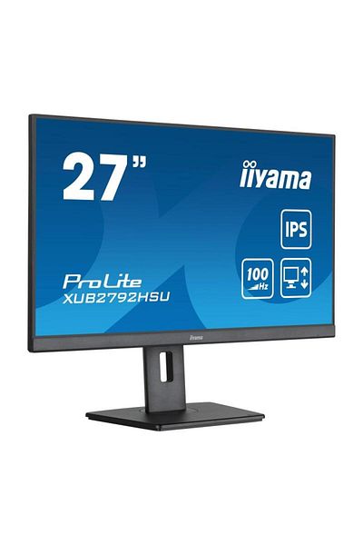 IIYAMA Monitor IPS LED Iiyama ProLite 27" XUB2792HSU-B6, Full HD (1920 x 1080), HDMI, 100 Hz, 0,4 ms (Negru)