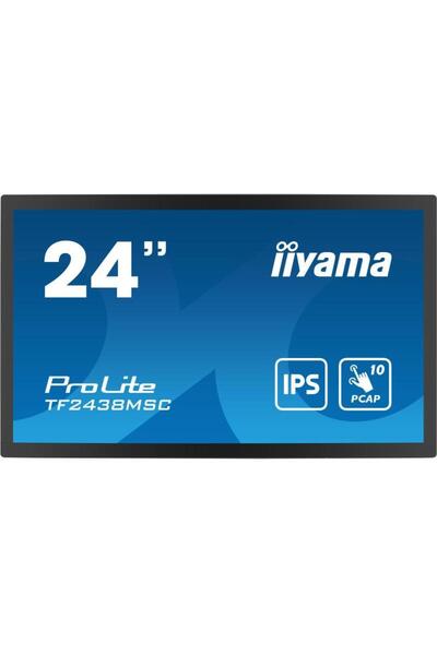 IIYAMA Monitor IPS LED Iiyama 23.8" TF2438MSC-B1, Full HD (1920 x 1080), HDMI, DisplayPort, Boxe