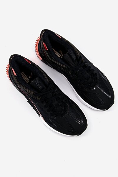 Puma Women Lace Up Provoke XT FTR Moto Running Shoes, Black