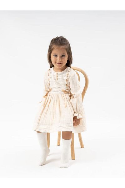 Cherrys Bebek Lace Muslin Dress