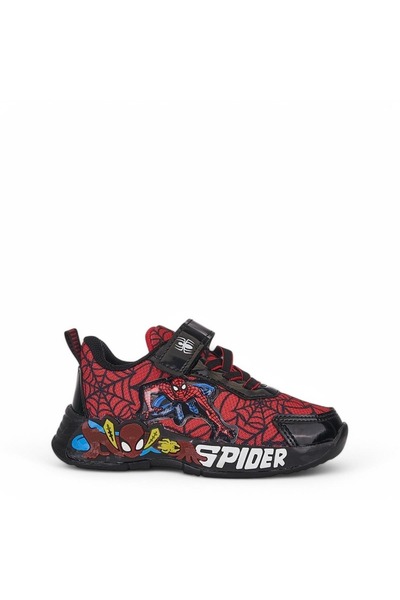 SPIDERMAN Spiderman 837 Boy's Preschool Red/Black Lighted Sneaker