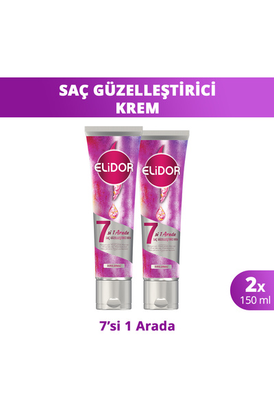 Elidor 7'si 1 Arada Saç Güzelleştirici Bakım Kremi Kolajen Içerir 150 ml X2