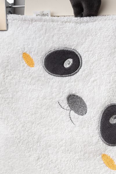Bebitof Bamboo Baby Bathrobe Set with Cute Panda Figure 0-2 Years Old Boxed