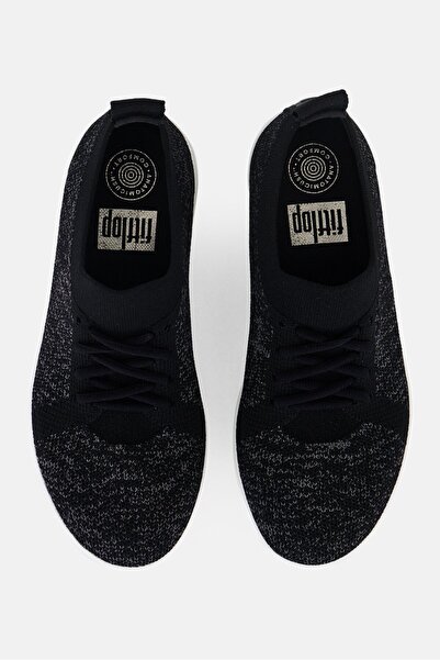 Fitflop Women F-Sporty Uberknit Lace Up Casual Shoes, Black