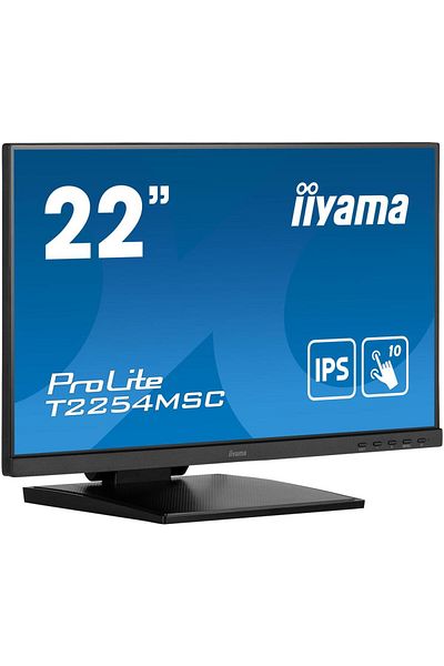 IIYAMA Monitor IPS LED iiyama PROLITE 21.5" T2254MSC-B1AG, Full HD (1920 x 1080), HDMI, DisplayPort