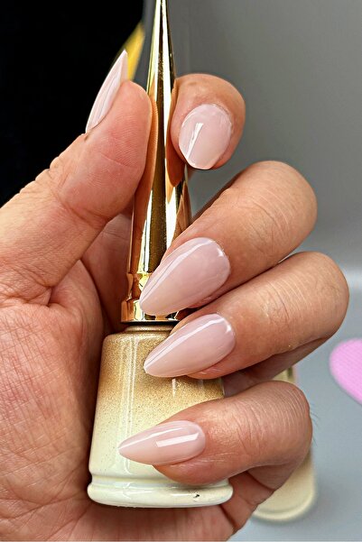 Easy Beauty 24 Adet Orta Badem Takma Tırnak Seti Yapıştırıcı Bant Hediyeli W1510