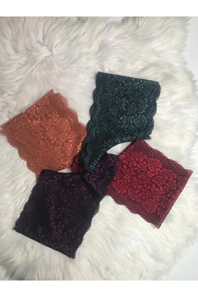 COLOR DE PIEL Women's 4-Pack Boxer Shorts Panties (Burgundy Brown Plum Green Color)