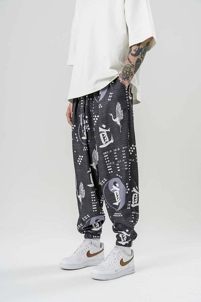 go gang own Tenshi Move Waist Elastic Pleated Shalwar