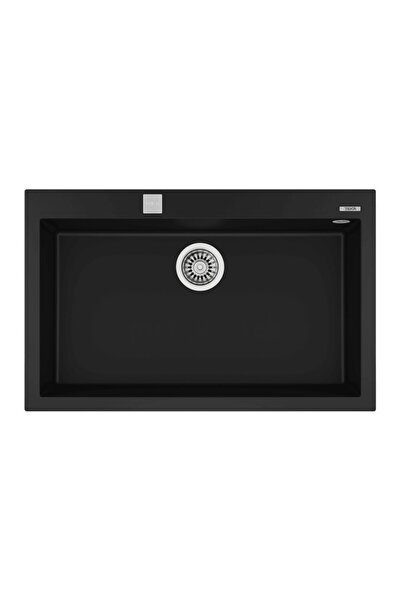 Teka Forsquare 72.40 Tezgah Üstü Siyah Granit Evye