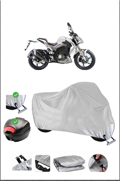 Breen BENELLİ 125-S ARKA ÇANTA KİLİT UYUMLU SU GEÇİRMEZ MOTOSİKLET BRANDASI-GRİ