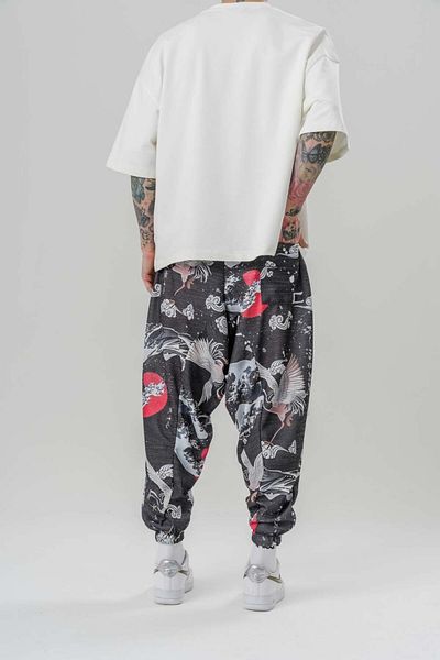 go gang own Osaka Flex Waist Elastic Bohemian Shalwar