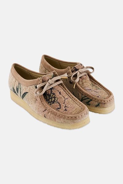 CLARKS Women Wallabee Lace Up Casual Shoes, Grey