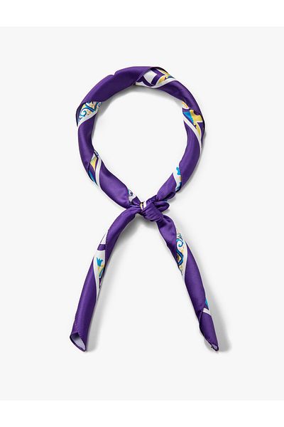 Koton Bandana mit Blumenmuster, glänzend