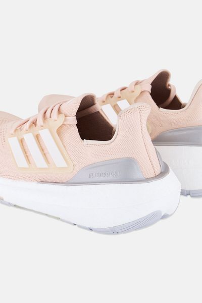 adidas Women Ultraboost Light Lace Up Running Shoes, Light Pink