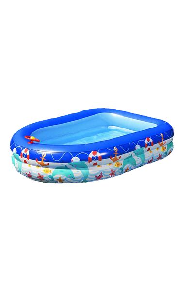 BESTWAY Inflatable Boat-Shaped Pool 213x155x132 cm Blue