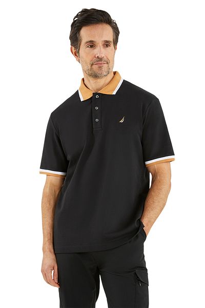 Nautica Basic Regular Fit Premium Cotton Logo Polo Shirt