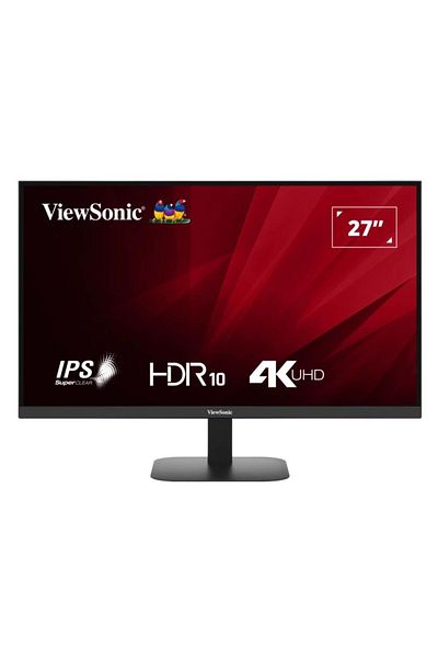 ViewSonic Monitor IPS LED ViewSonic 27" VA2708-4K-HD, UHD (3840 x 2160), HDMI, DisplayPort, 4 ms (Negru)