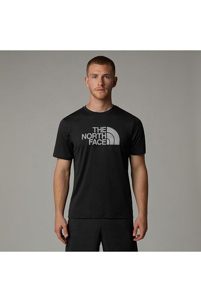 THE NORTH FACE M 24/7 κοντά μανίκια Easy Tee Reg Ανδρικό μαύρο μπλουζάκι Nf0a895kjk31
