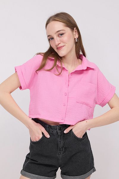 Addax Single Pocket Short Sleeve Shirt G6993