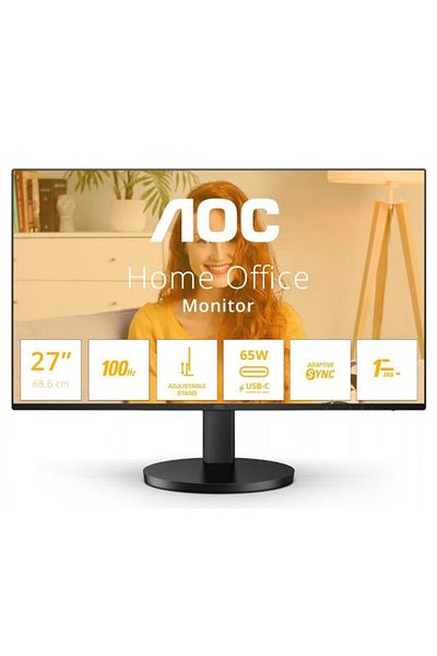 Aoc Monitor IPS LED AOC 27" Q27B3CF2, QHD (2560 x 1440), HDMI, Boxe, 100 Hz, 1 ms (Negru)