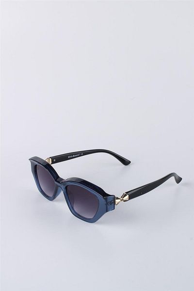 Silvio Monetti Navy Blue Uv400 Protection Women's Sunglasses G25Sm8017R04
